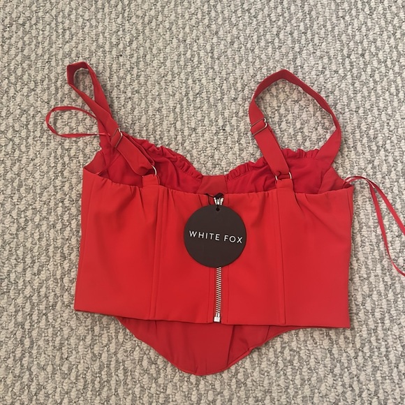 red white fox corset - Picture 2 of 2